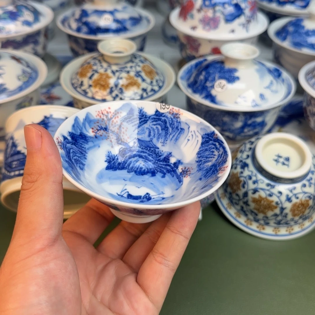 彦祖纯手工手绘茶具199