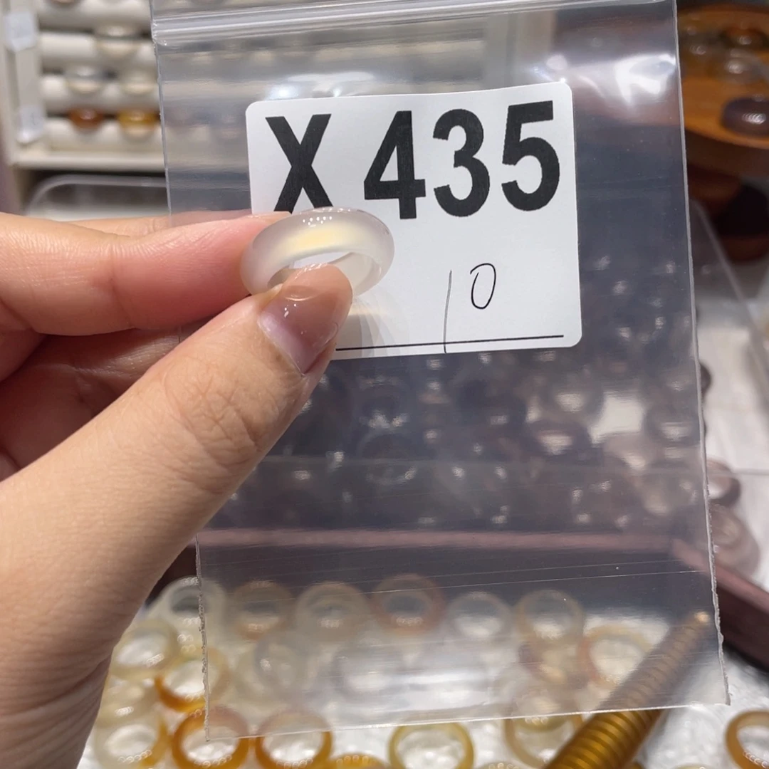 玛瑙/玉髓未镶嵌戒指435
