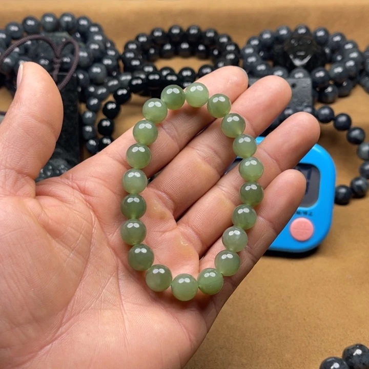 嗨***Y和田玉未镶嵌手串