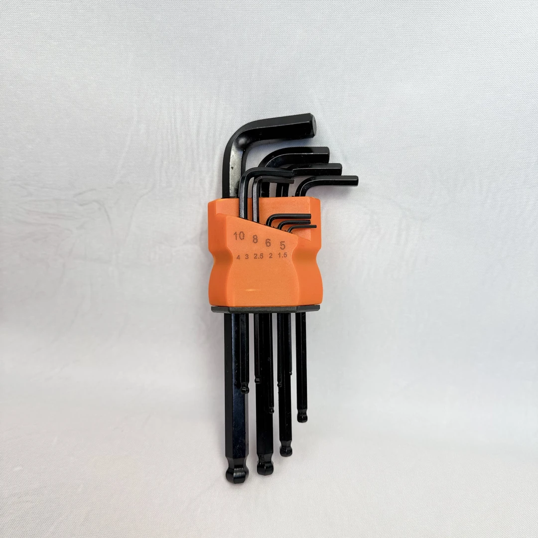 梅花螺丝批组套公制内六角扳手带孔空心内六方花型螺丝刀套装米字