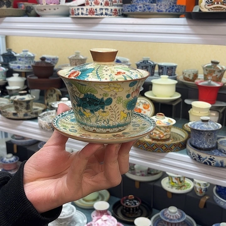 盖碗的设计也是很