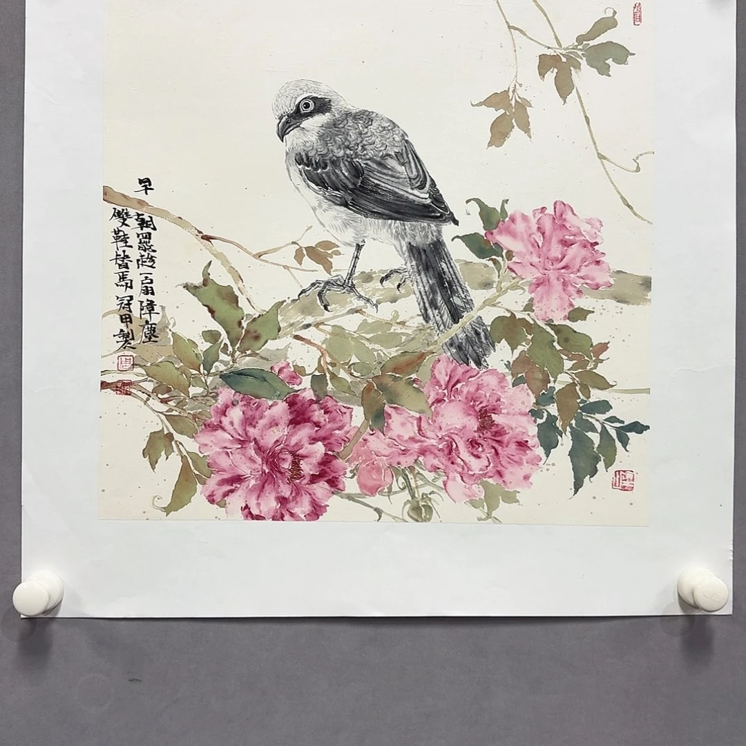 国画亲笔手绘放心去藏