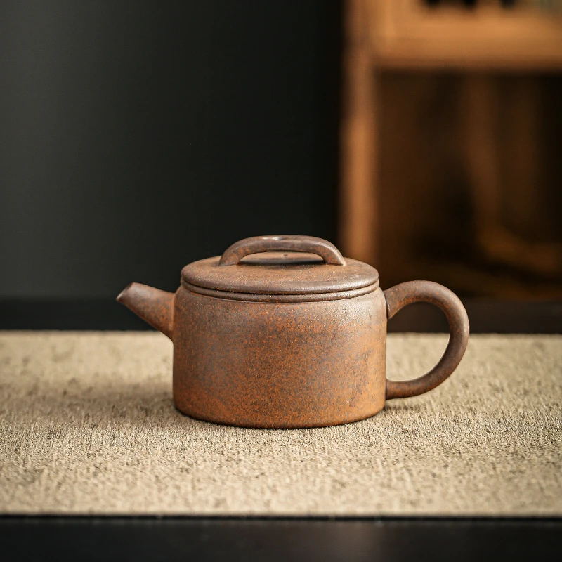 原矿老岩泥陶瓷汉瓦壶茶具器具大容量中式功夫茶具茶壶茶具套装1
