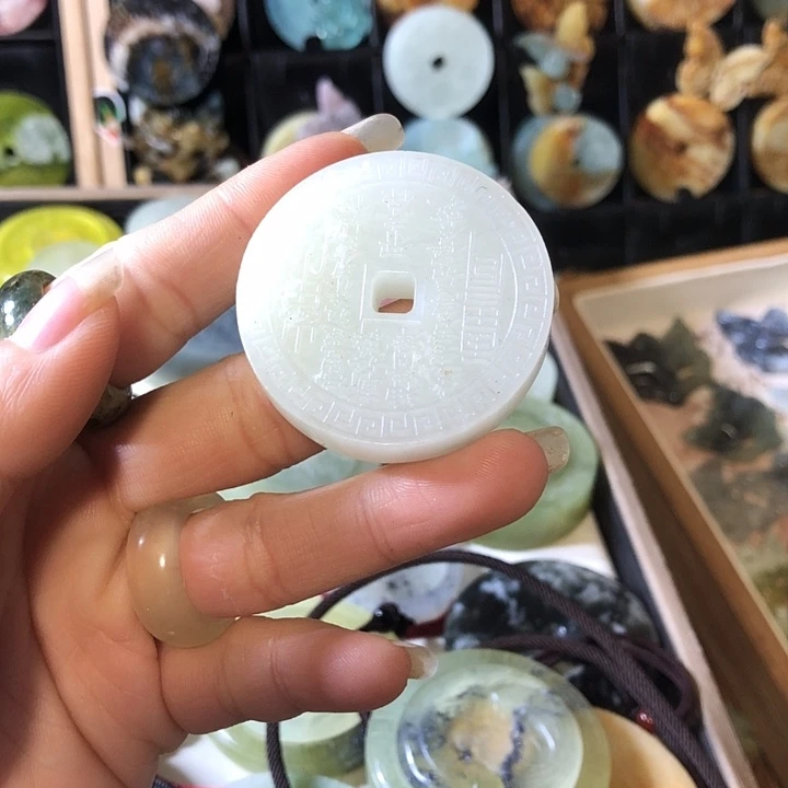 岫玉未镶嵌岫玉挂件