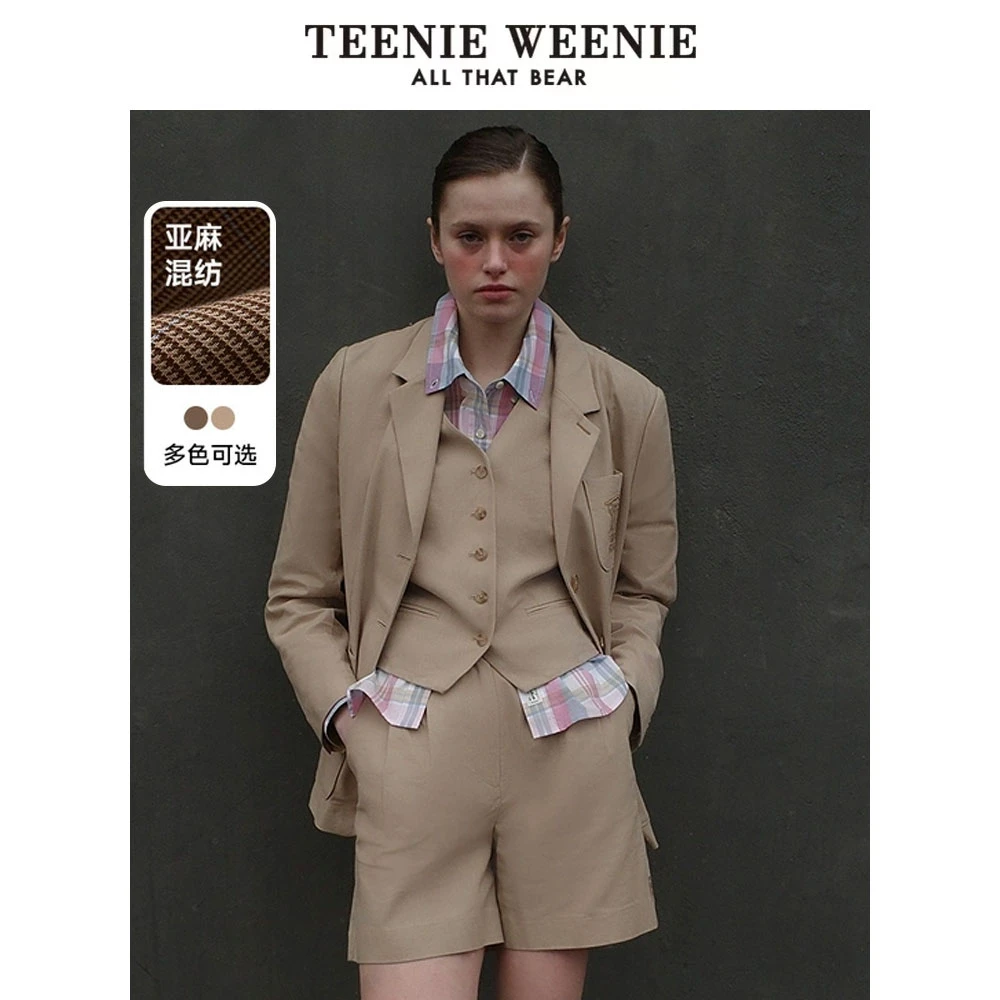 TeenieWeenie小熊西装外套25复古欧若风时尚休闲西服TTJK255204I