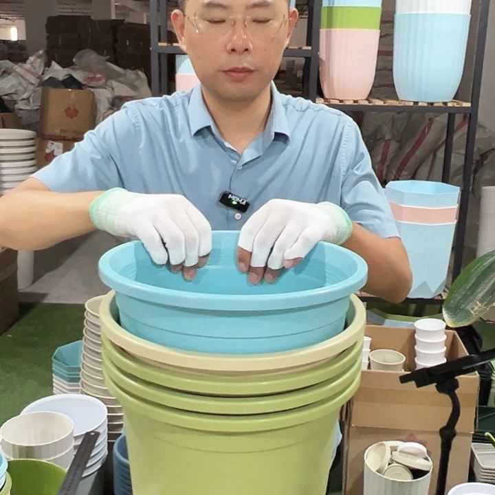 圆形控根口27.5高27.5混色无托5只