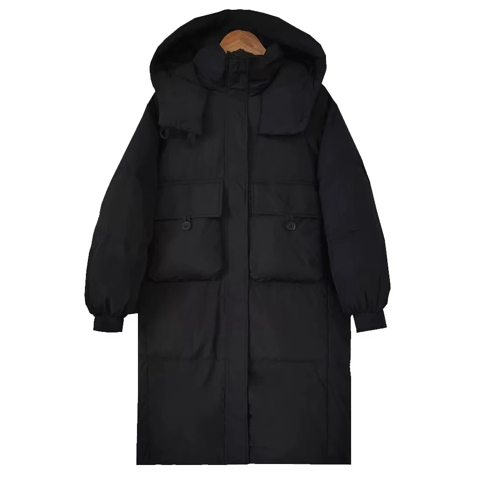 9925款百搭长款羽绒服   户外羽绒衣   衣都