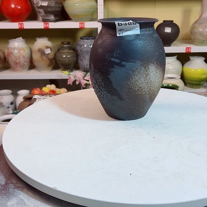 花瓶白泥高24口11   388