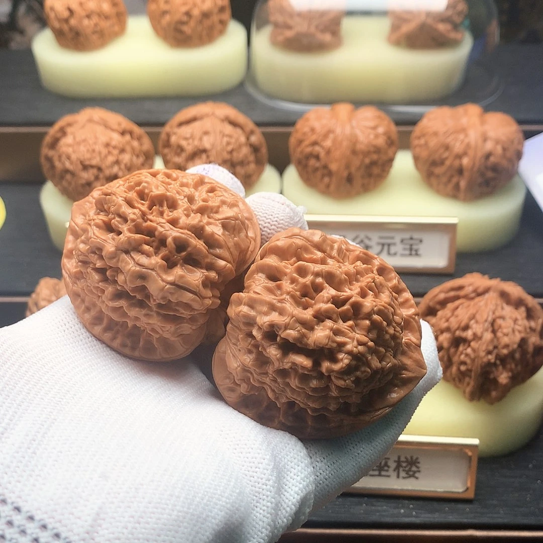 文玩核桃吊坠493号官帽47+