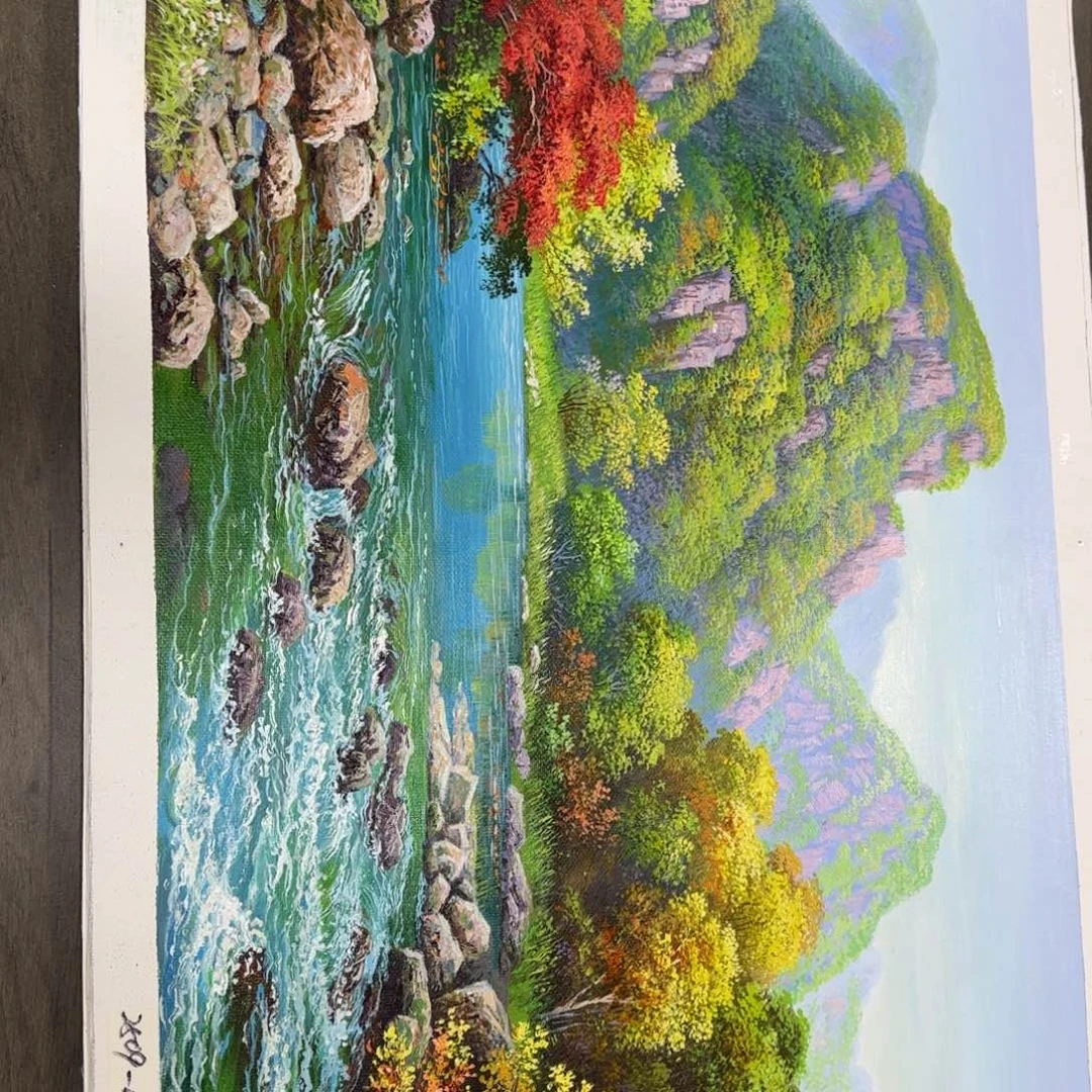 油画你在我心里是个