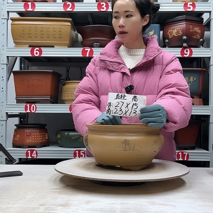 紫砂花盆紫砂花盆