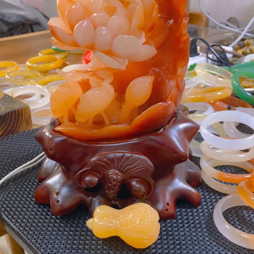 【闪购商品】长石玉未镶嵌手镯（开口镯）残**影