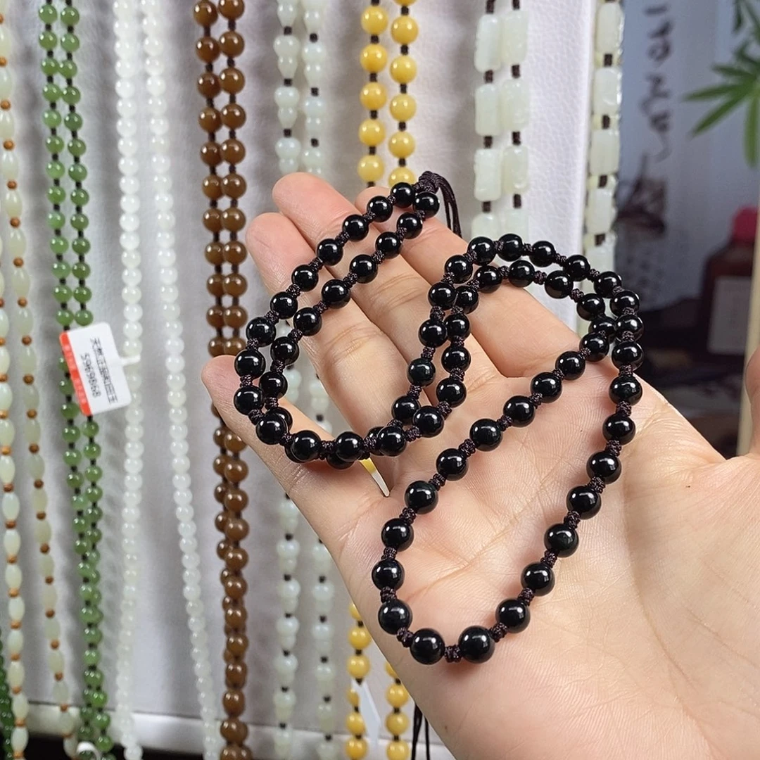 翡翠颈饰未镶嵌M****i今天然翡翠项链