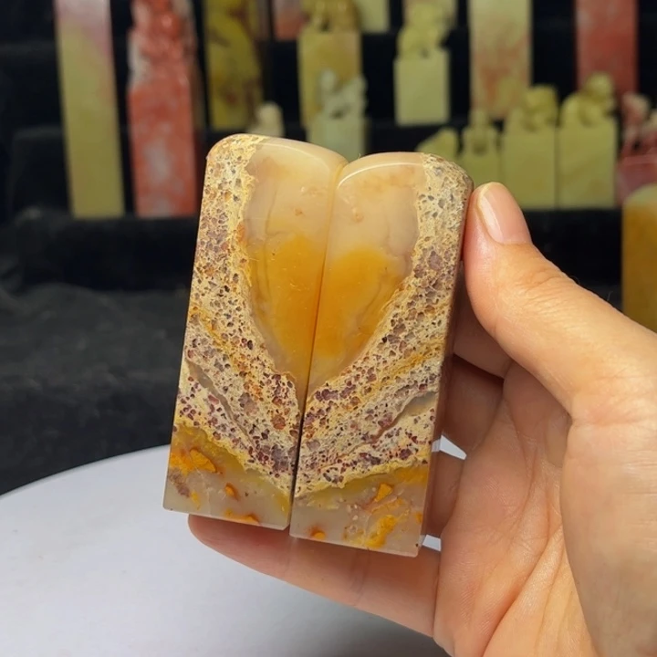 巴林石印石蛇皮冻