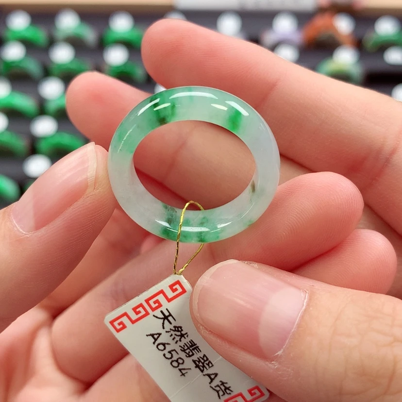 【闪购商品】未镶嵌戒指翡翠17/18号