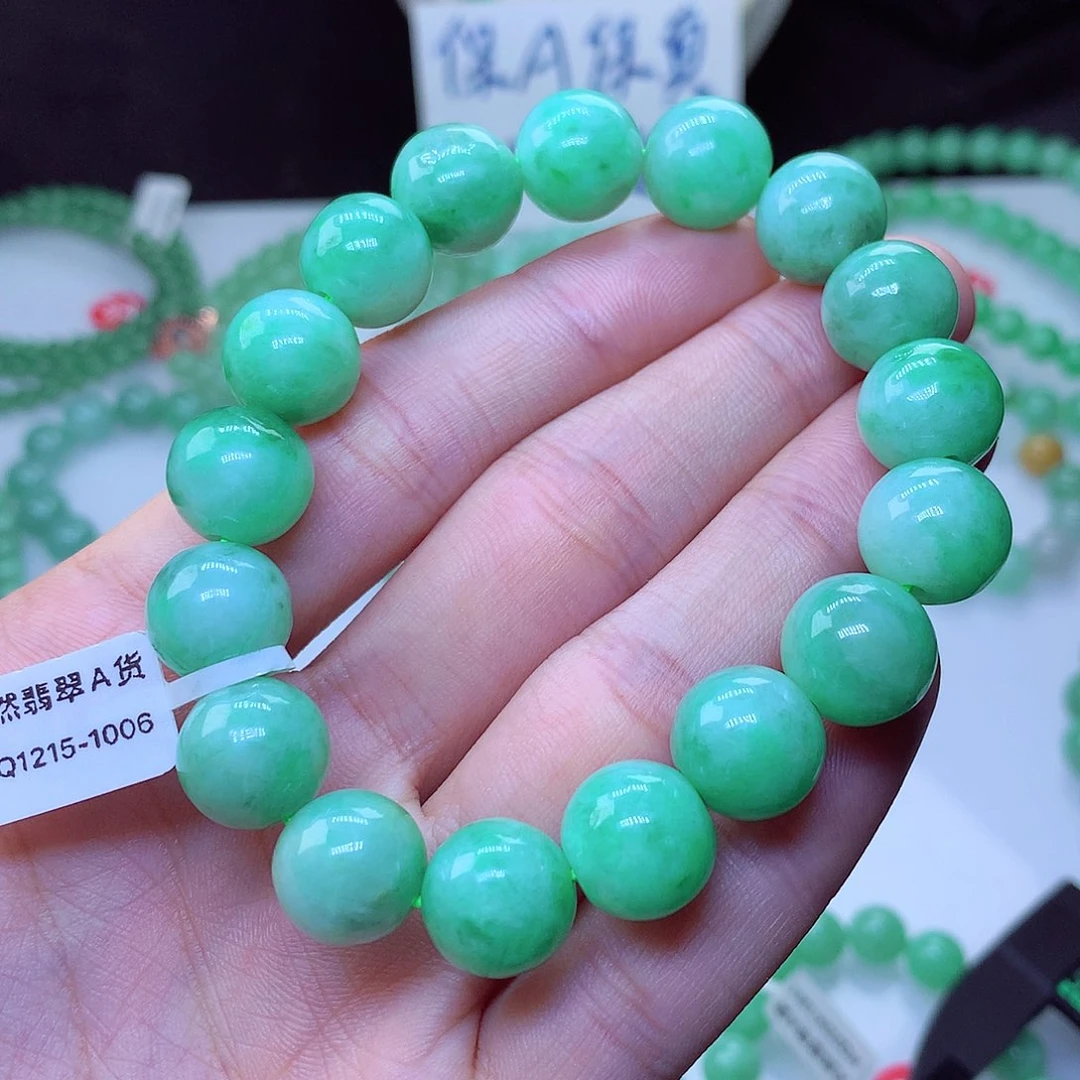 翡翠毛衣链未镶嵌