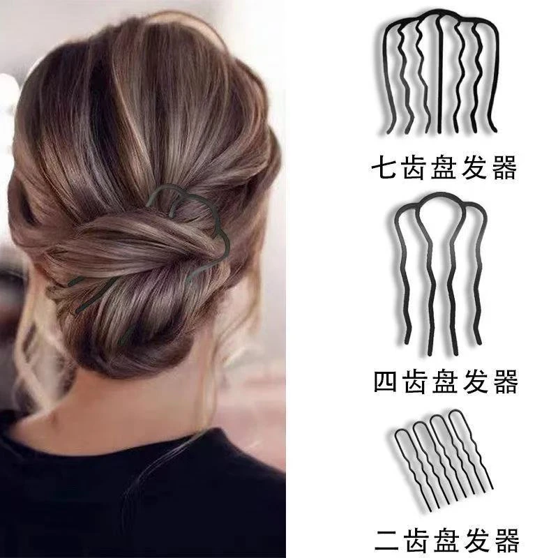 【冲量款】女生丸子头齿梳盘发器套装高级感简约百搭中国风发饰发簪