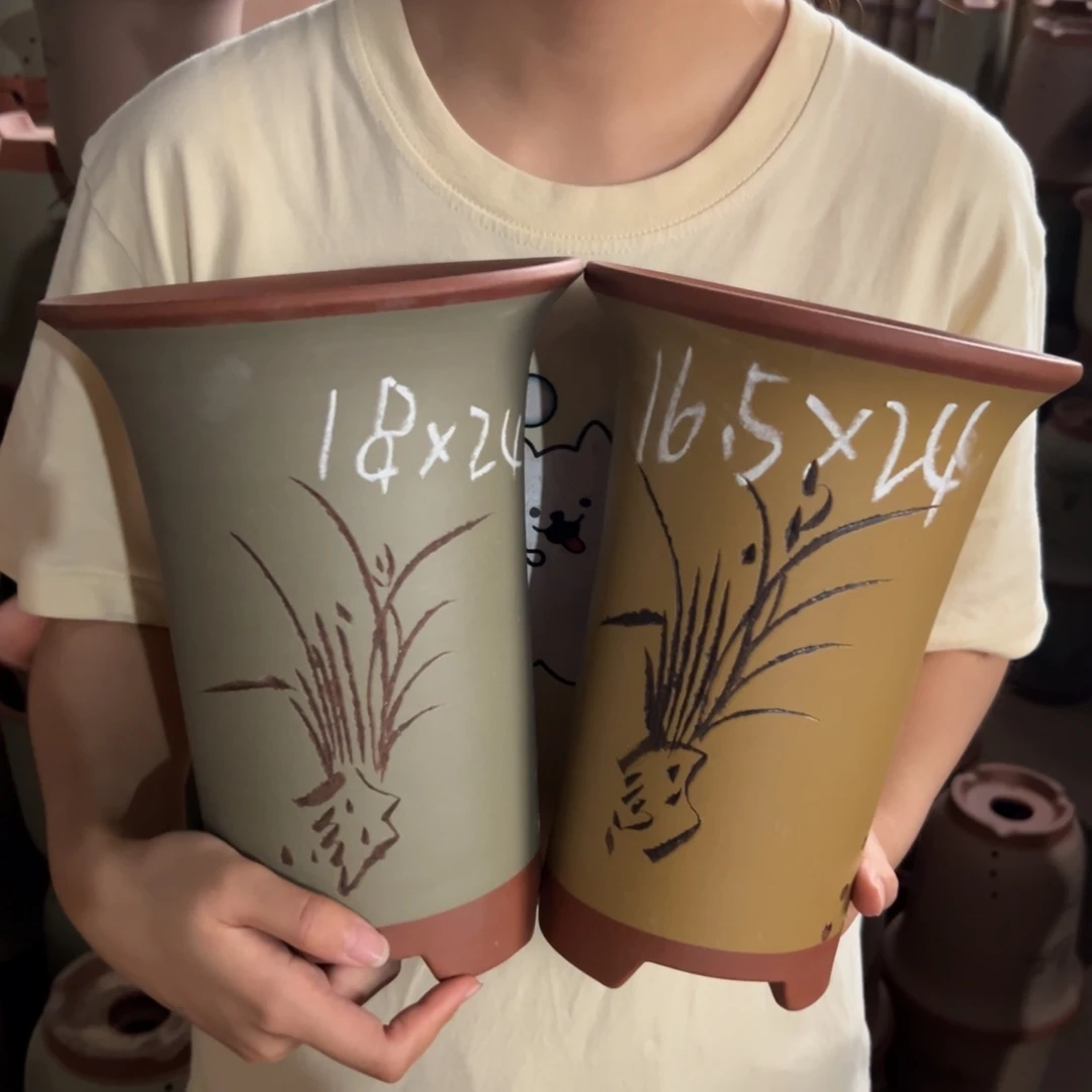 宜兴川阁紫砂花盆