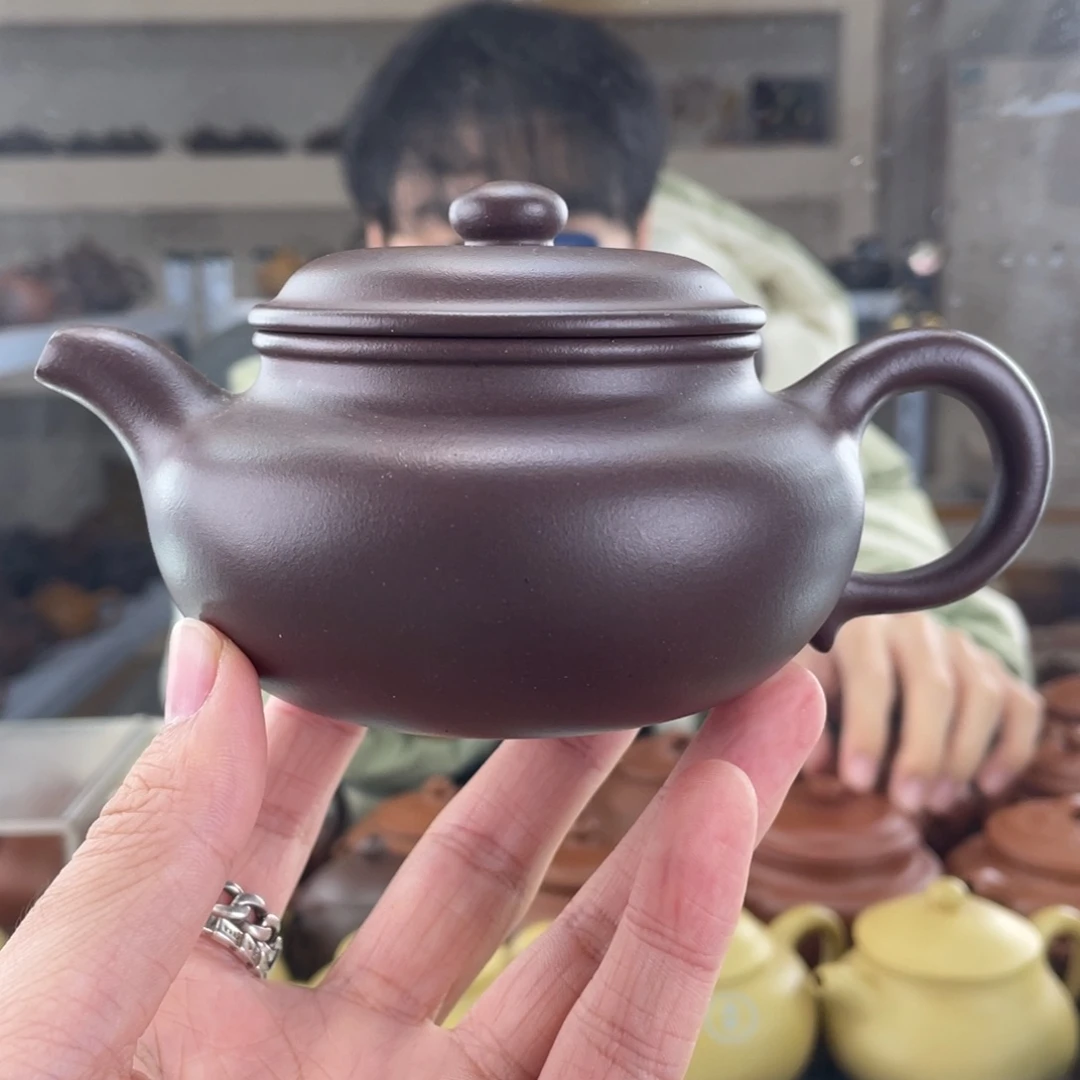 茶壶紫砂260cc老紫泥茶壶
