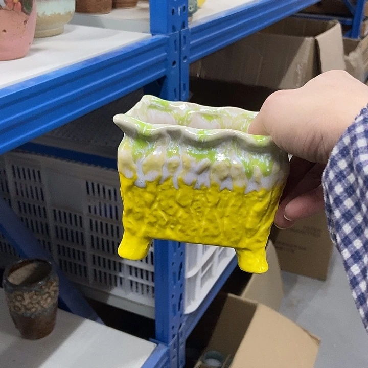 花盆单场满9.9发货11×9.5黄