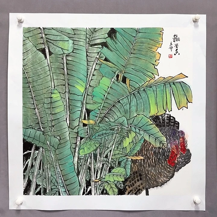国画亲笔手绘放心去藏