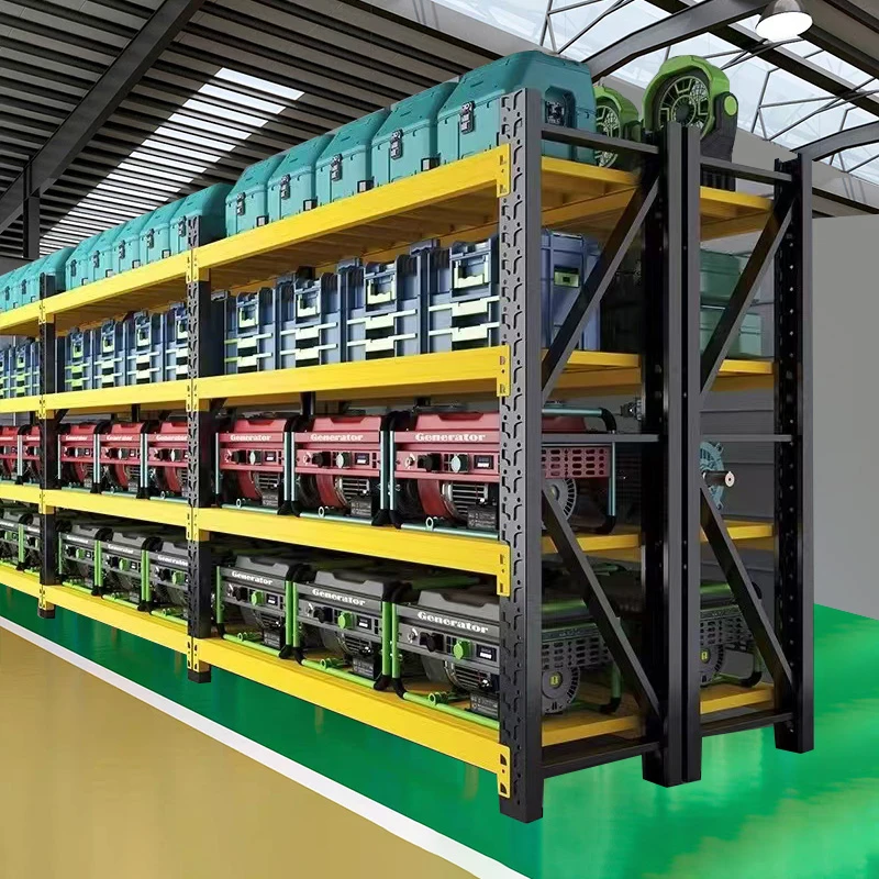 120公分长多层仓库货架加厚置物架家用储物架仓储快递收纳铁架子