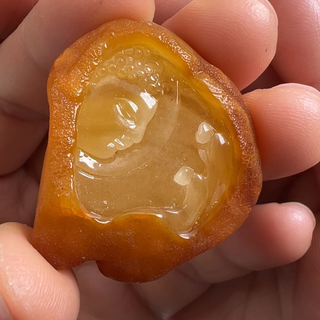 蜜蜡未镶嵌裸石微瑕