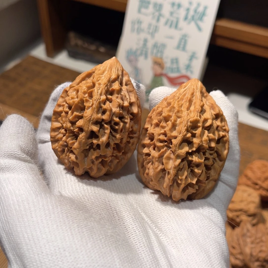 文玩核桃把件41 招财鼠全品有色差不退不换 60 克快