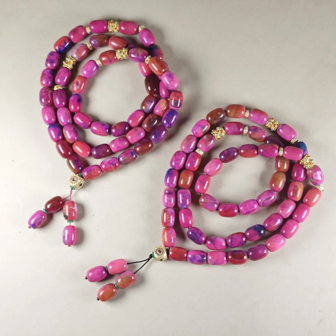 T032 精美设计款桶珠项链男女同款 多样性发其一