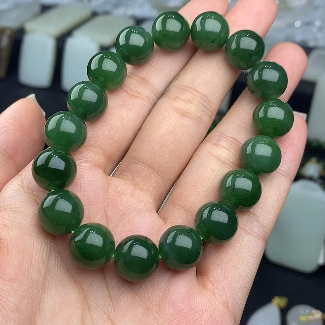 和田玉（碧玉）未镶嵌手串