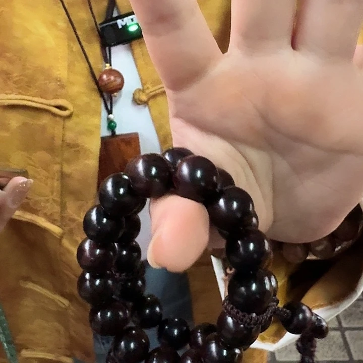 黄花梨/降香黄檀手串/手链15藏级海南黄花梨单圈多样性发货