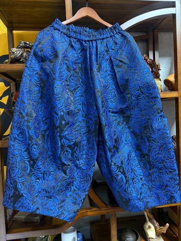 云贵人提花花苞裤5001