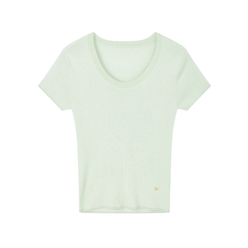 【九月专属】简约合身针织衫W6529