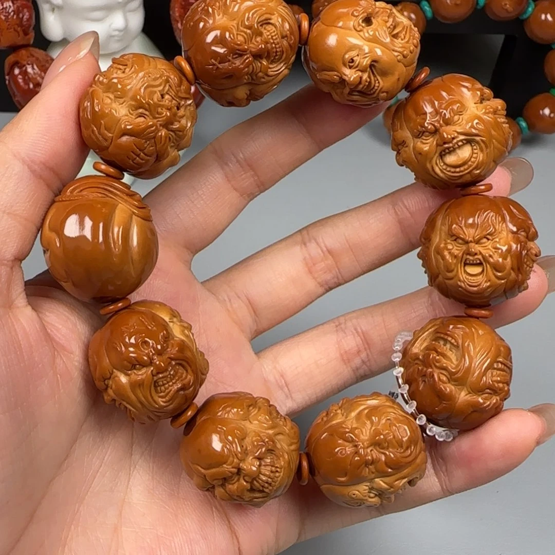 吊坠橄榄核四面恶僧