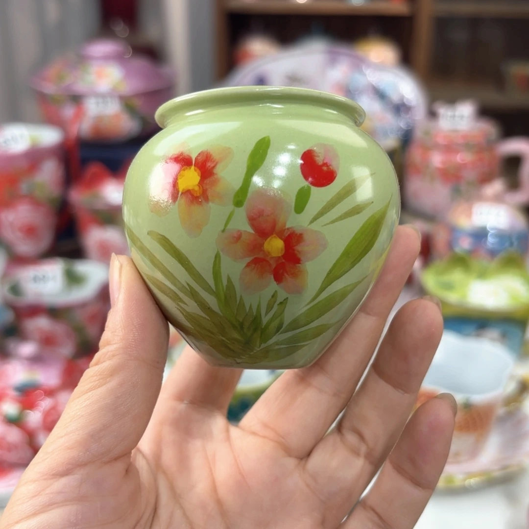 景德镇手绘高温釉下彩陶瓷茶具