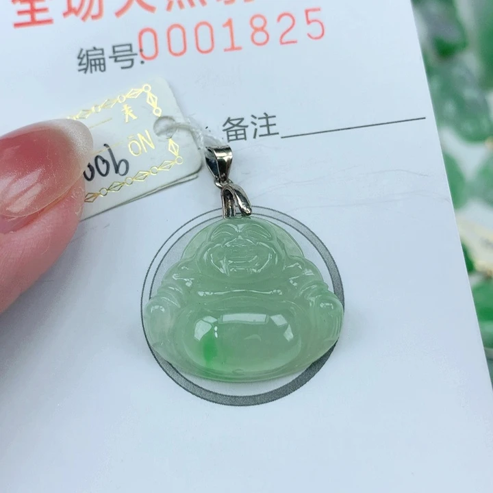 翡翠银S925镶嵌颈饰