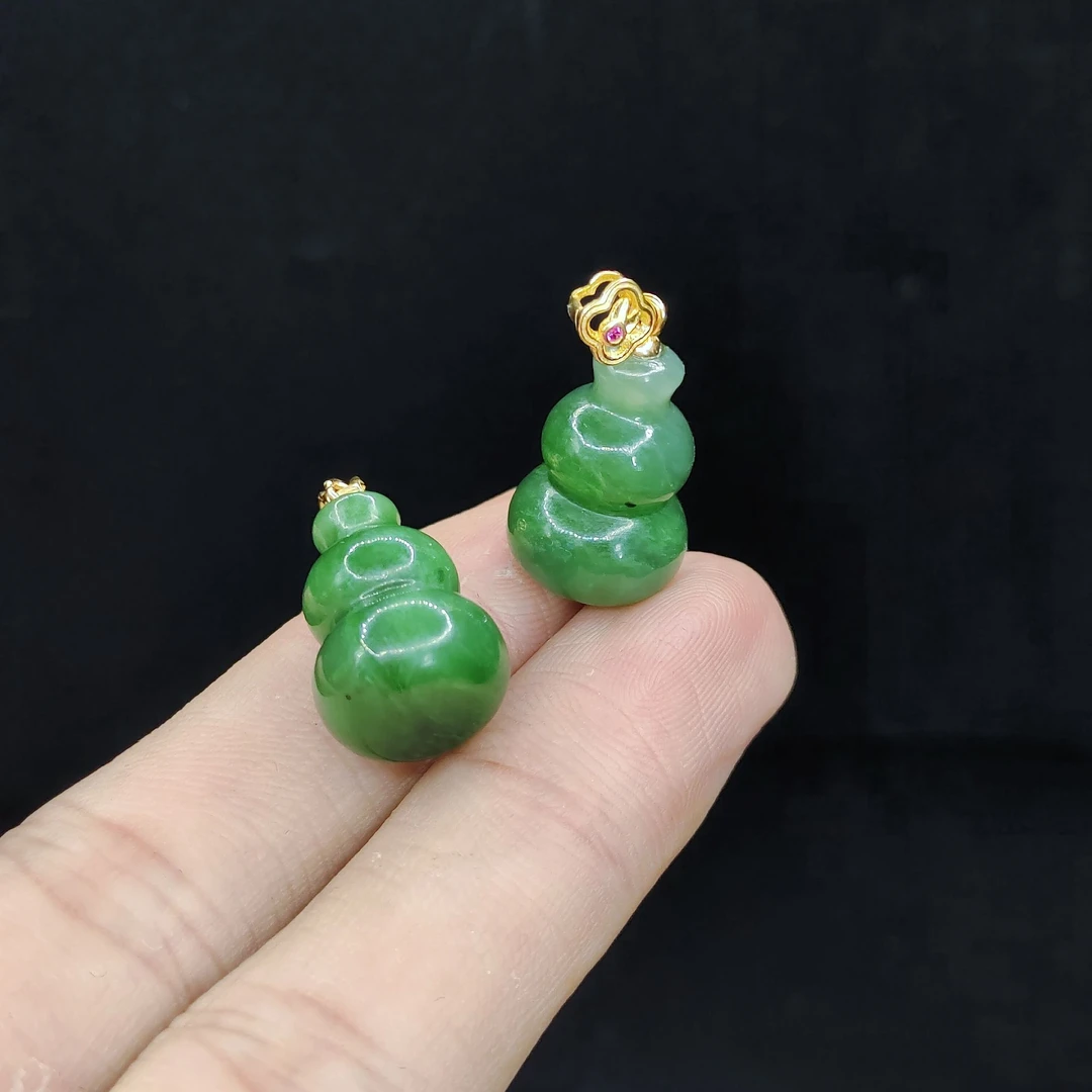 【老三珠宝】和田玉葫芦吊坠赠皮绳【多样性发其一】约17-12mm