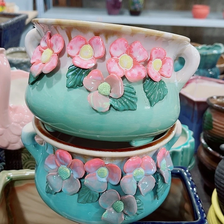 多肉陶瓷花盆满10元包邮