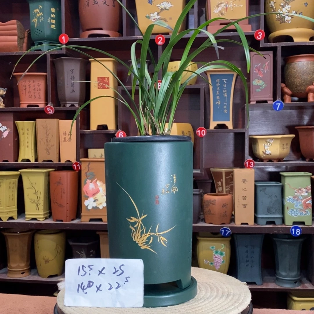 紫砂艺术紫砂花盆