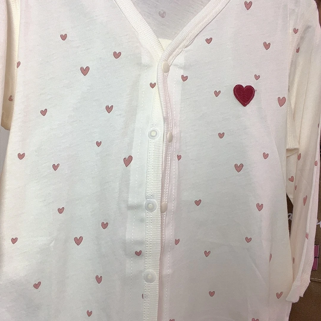 小***F知意夏乐爱心开衫80码