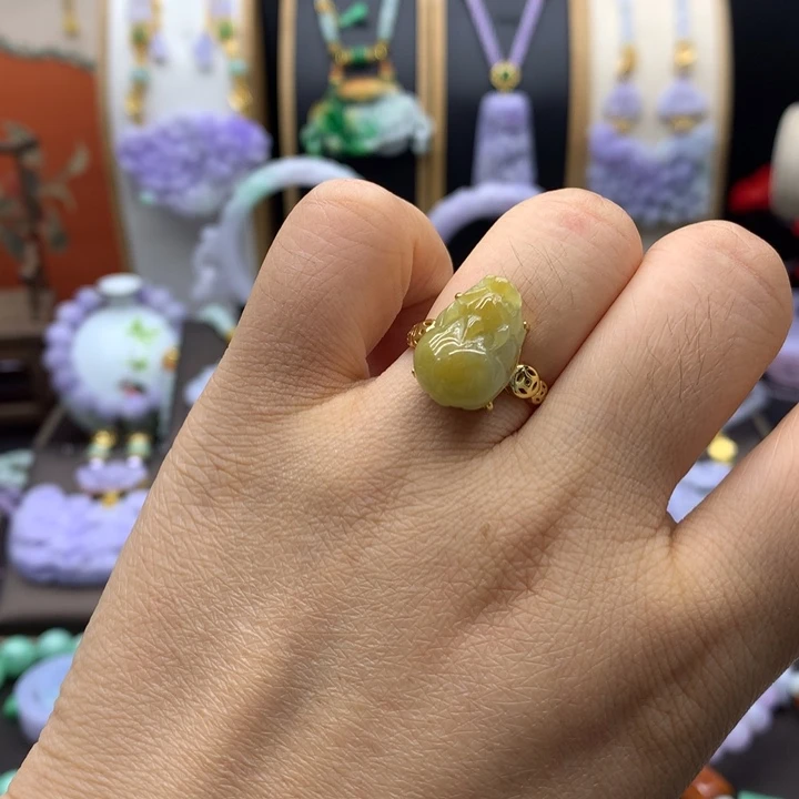 翡翠未镶嵌吊坠(不含链)翡翠戒指