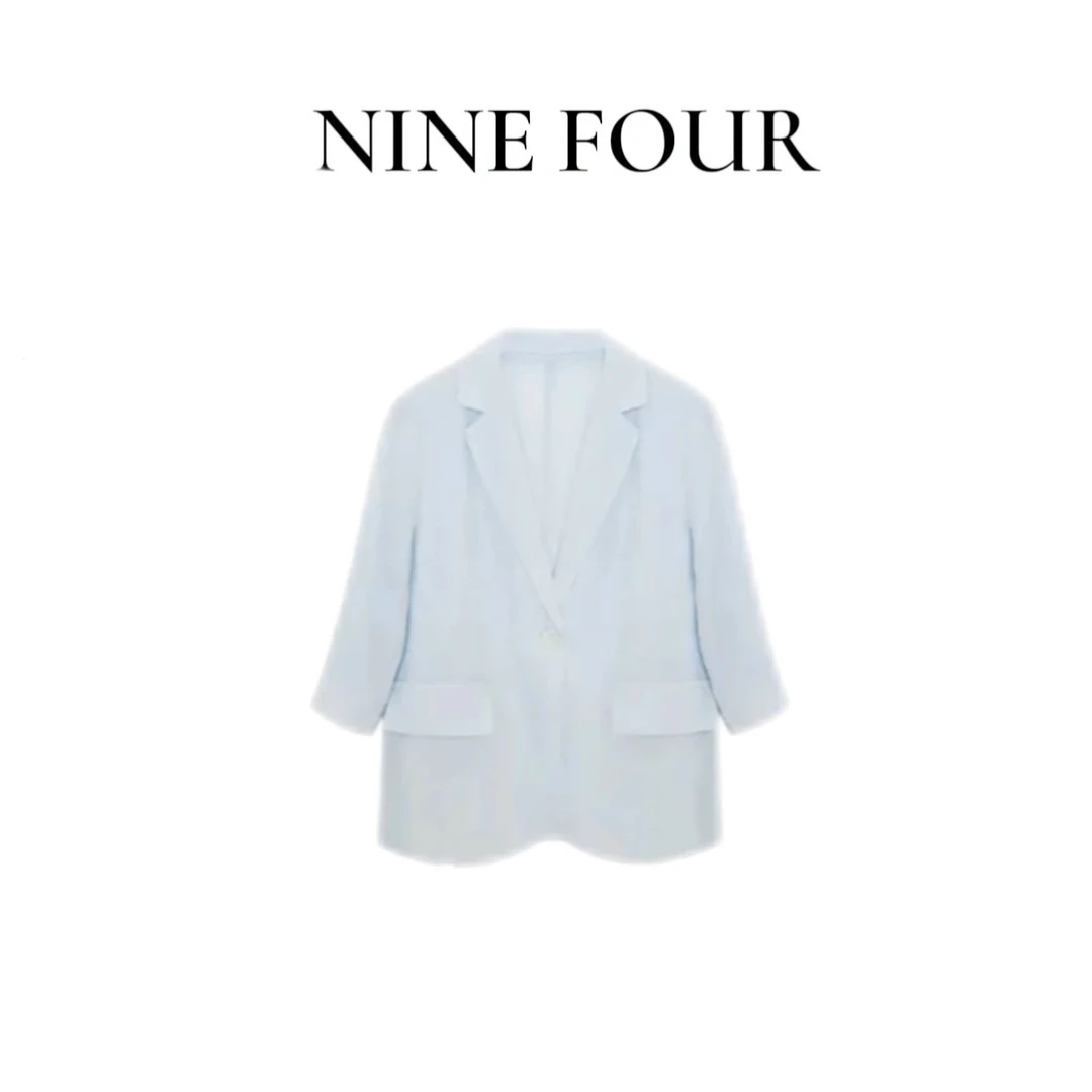 【浣溪纱】重磅莱赛尔天丝西装女显瘦透气夏季过风生凉