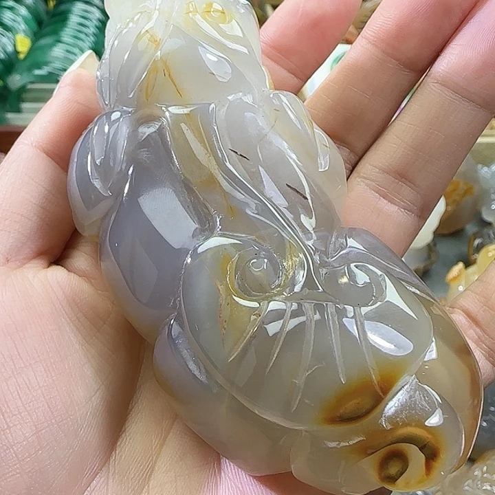 玛瑙/玉髓合金摆件