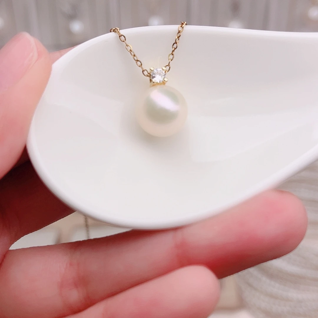 淡水珍珠未镶嵌吊坠(赠链)