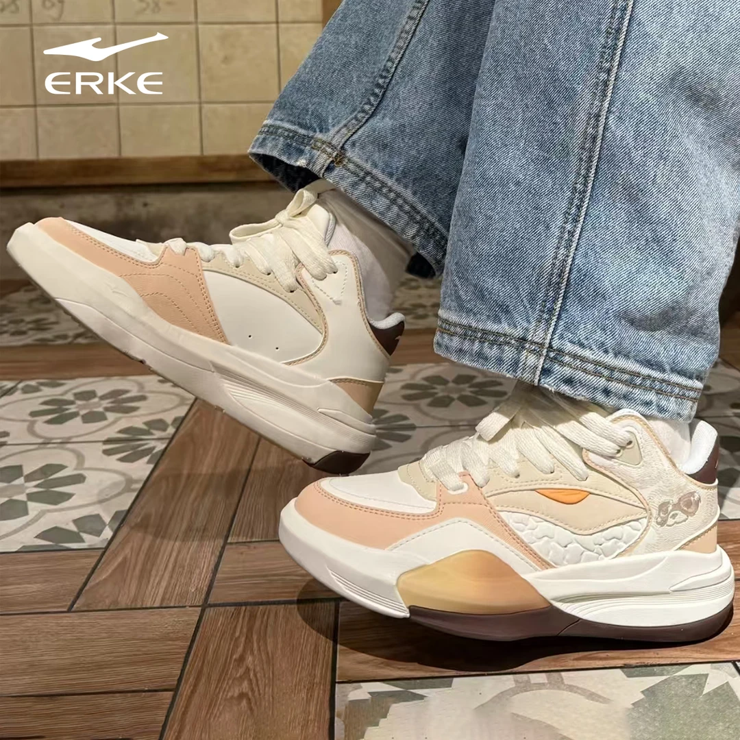 电池熊猫3V2|鸿星尔克冬季加绒保暖厚底休闲百搭男女潮流舒适板鞋