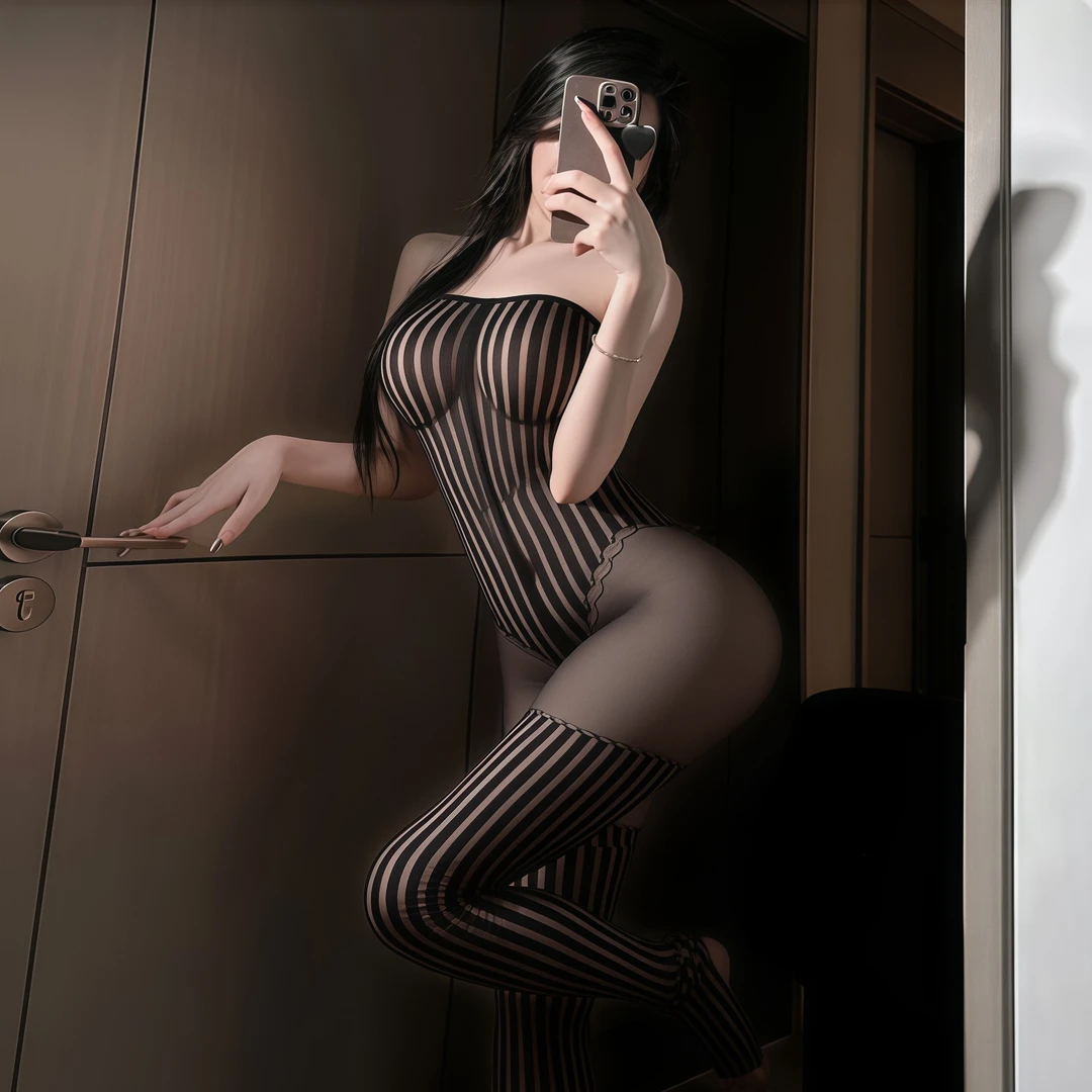 【蜜桃】内衣性感连体纯欲睡裙诱惑性感8862