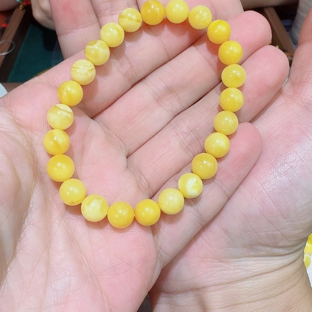 当***当手串蜜蜡未镶嵌蜜蜡