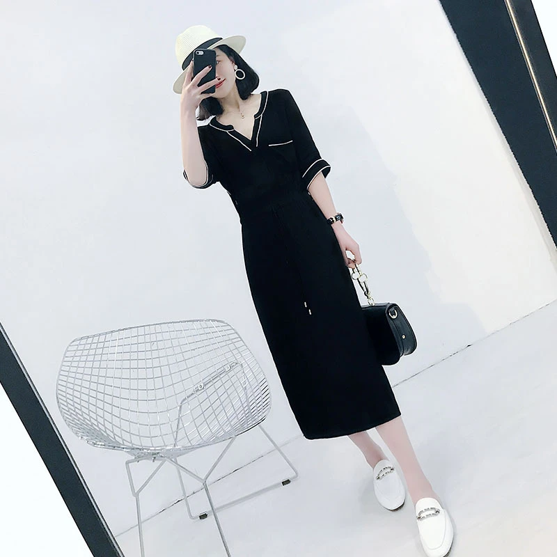 2025新款大码女装胖mm显瘦遮肚连衣裙藏肉夏装洋气减龄超仙裙子潮