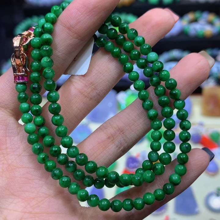 翡翠未镶嵌颈饰翡翠4