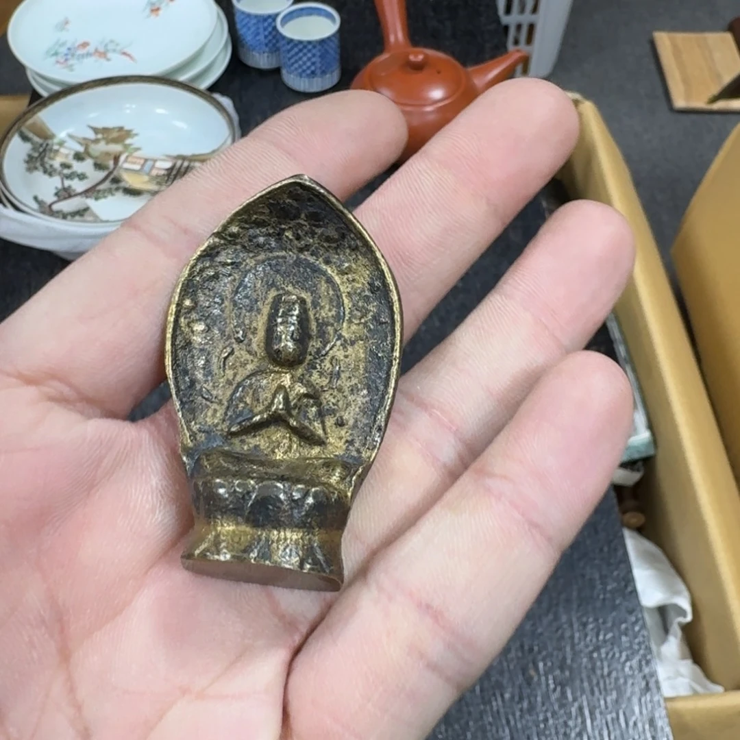 H***茶铜日本中古工艺品摆件